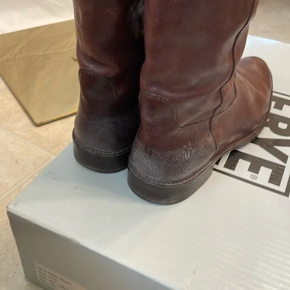 Frye Shirley Strappy Dark Brown - Picture 7 of 11